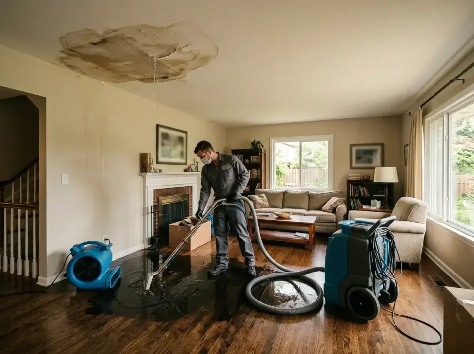 attic-pipe-burst-ceiling-drip-008 — frequently asked questions, Water Damage Restoration & Carpet Care in Kennett Square, PA